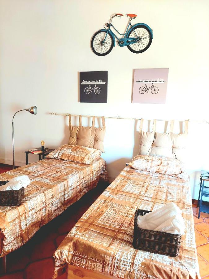Trastevere In Bike - Con Wi-Fi E Ac Rome Luaran gambar
